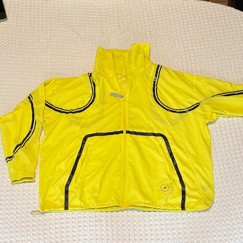 Stella McCartney Yellow Raincoat with Black Trim